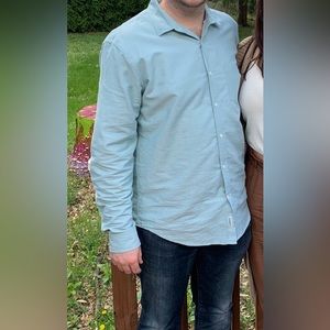 Express long sleeve casual button down XL